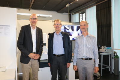 Einweihung des gesponserten EVO am Technorama