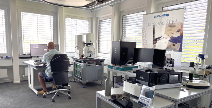 ZeissEVO Demoraum Gloor INstruments