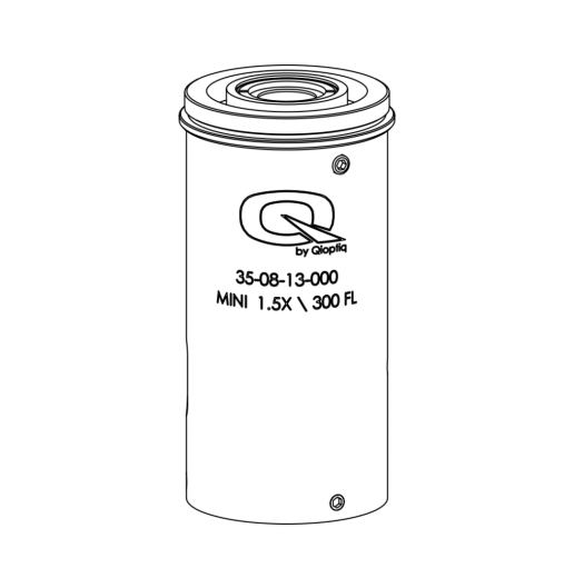20230922 Gloor Grafik Optem 35 08 13 000 Mini Tubuslinse 1.5x:300